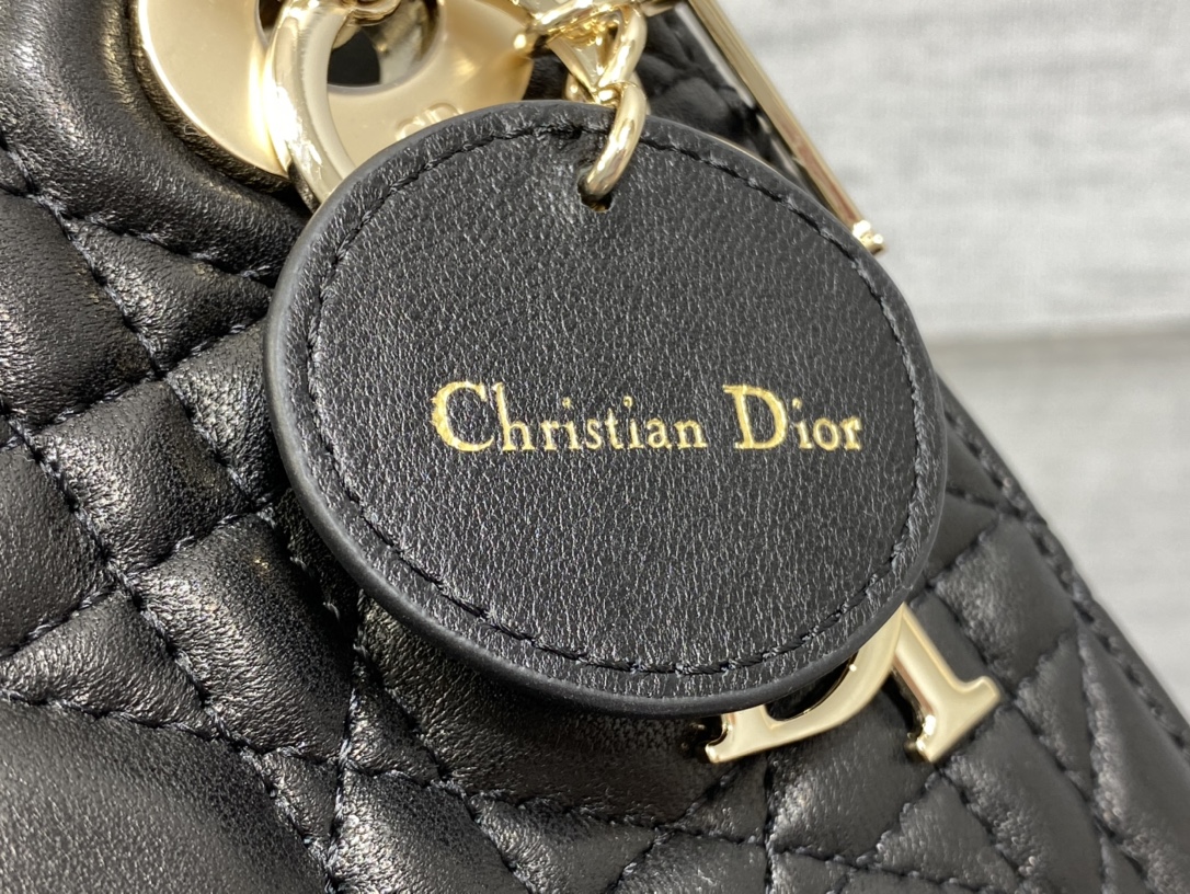 Mini Lady Dior Bag Black Cannage Lambskin